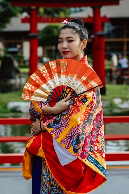 Japanese Cultural Dress in Buenos Aires Free Stock Photo Japanese Cultural Dress in Buenos Aires Free Stock Photo