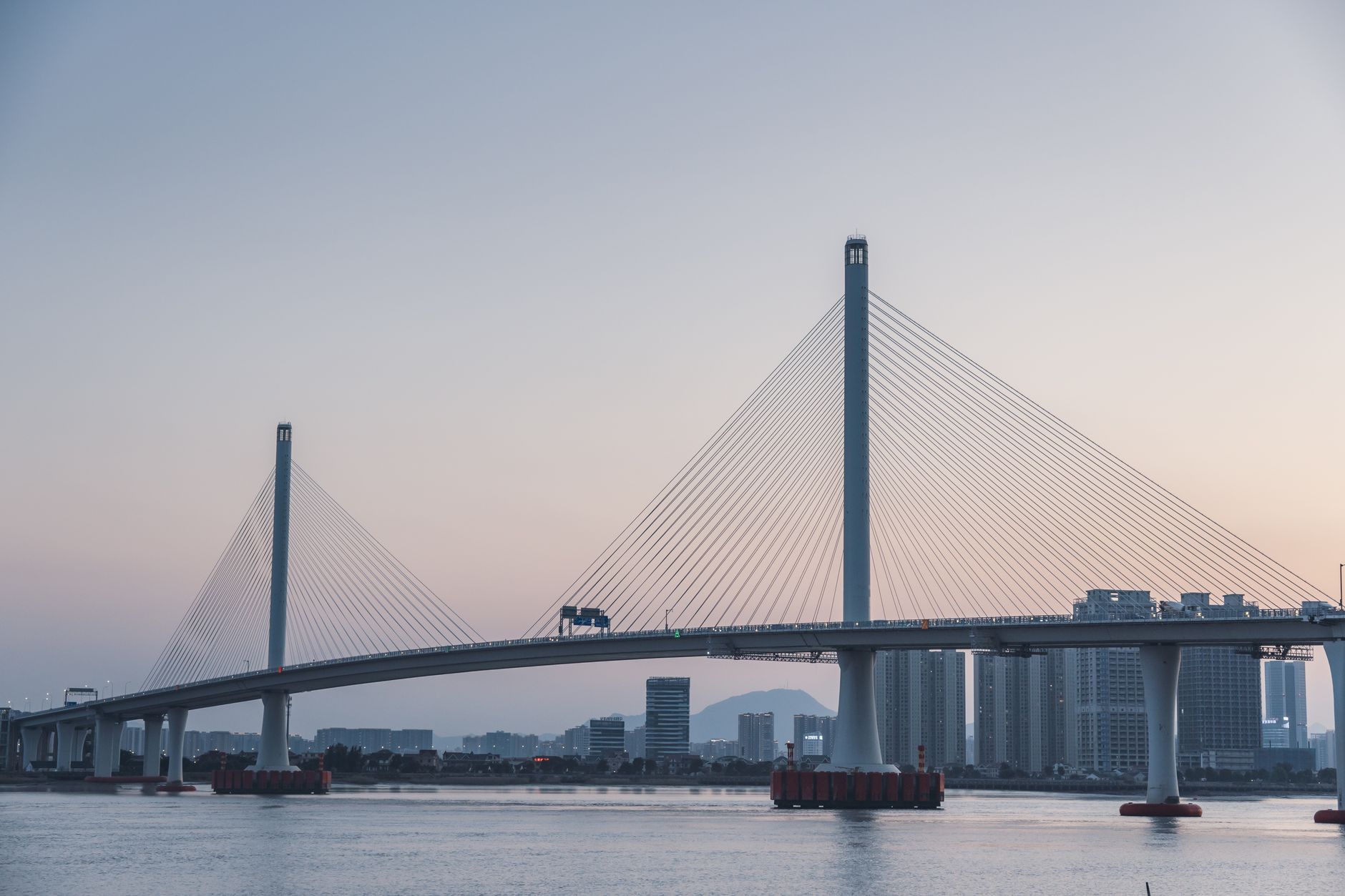 Bridge construction. Representative image — not the I-10 Calcasieu River Bridge.