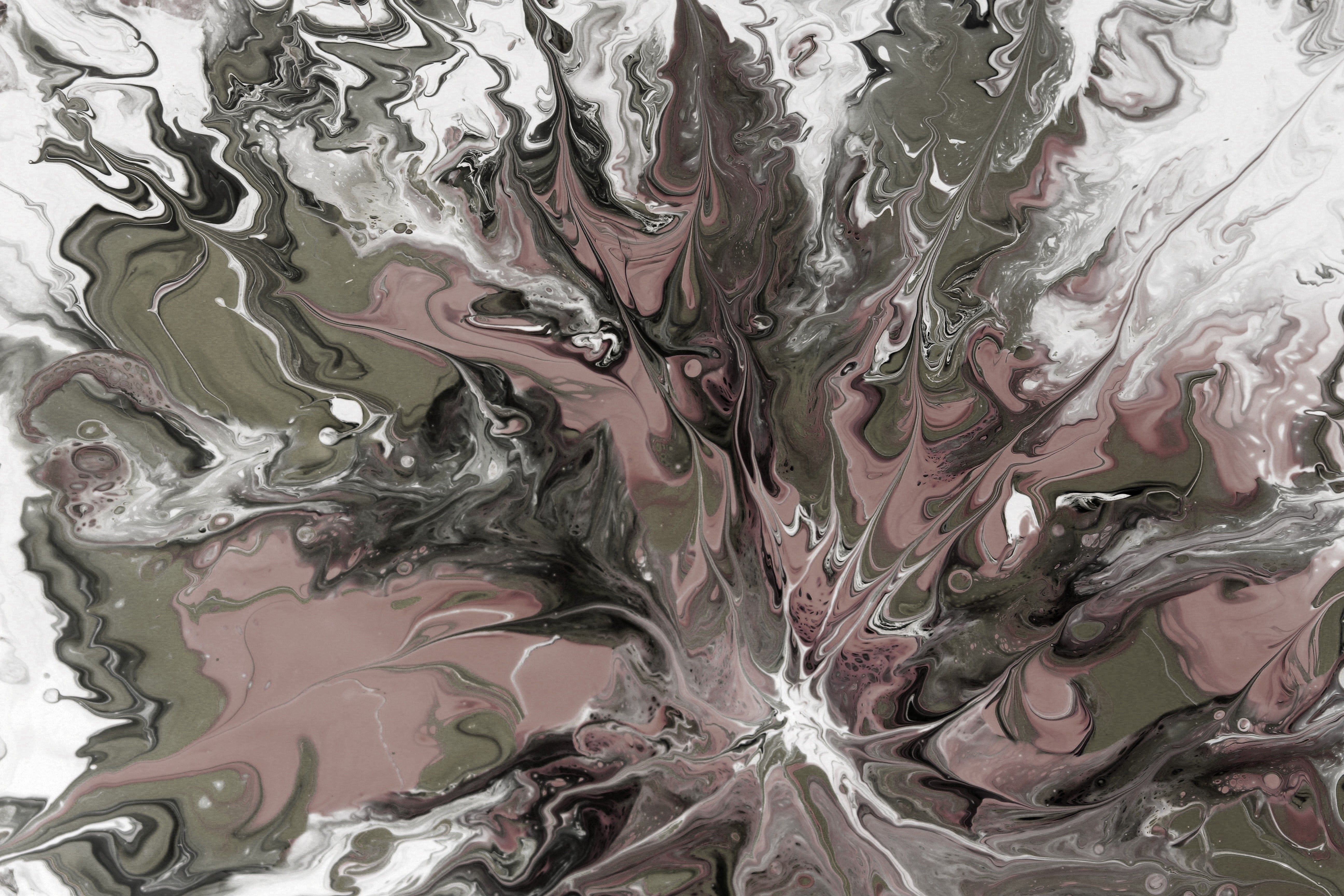 Abstract Fluid Art with Earthy Tones · Free Stock Photo
