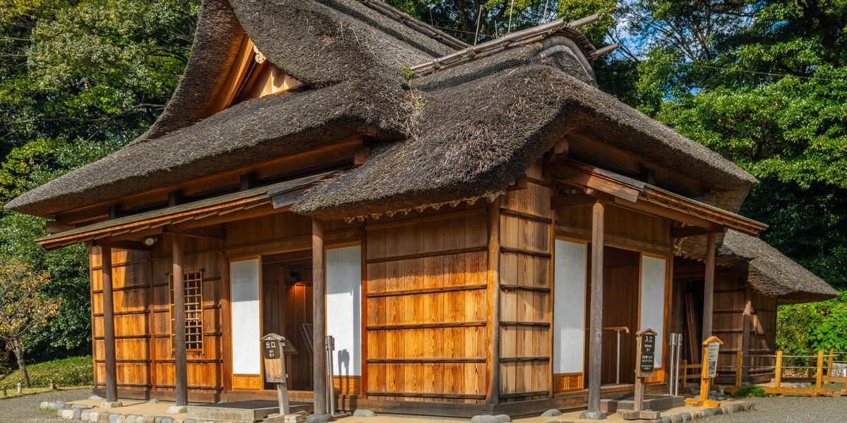 庭のある日本の古民家