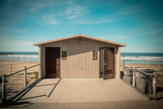 public restroom beach