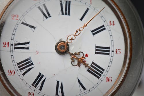 Close-Up Photo Of Clock