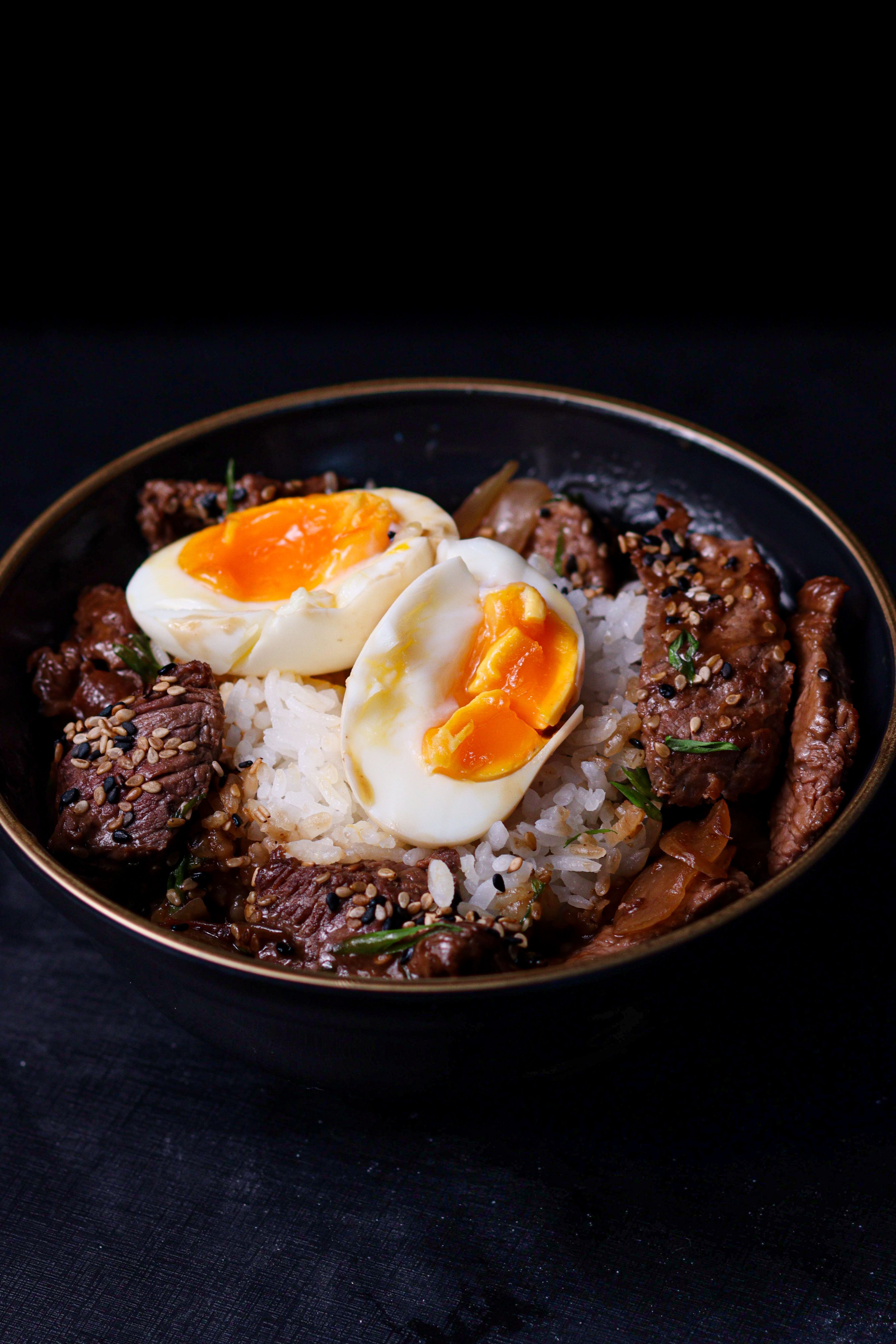 sukiyaki beef bowl rice