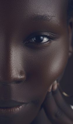 Close-up of a face showing natural skin texture, Heyy Kazz on Pexels