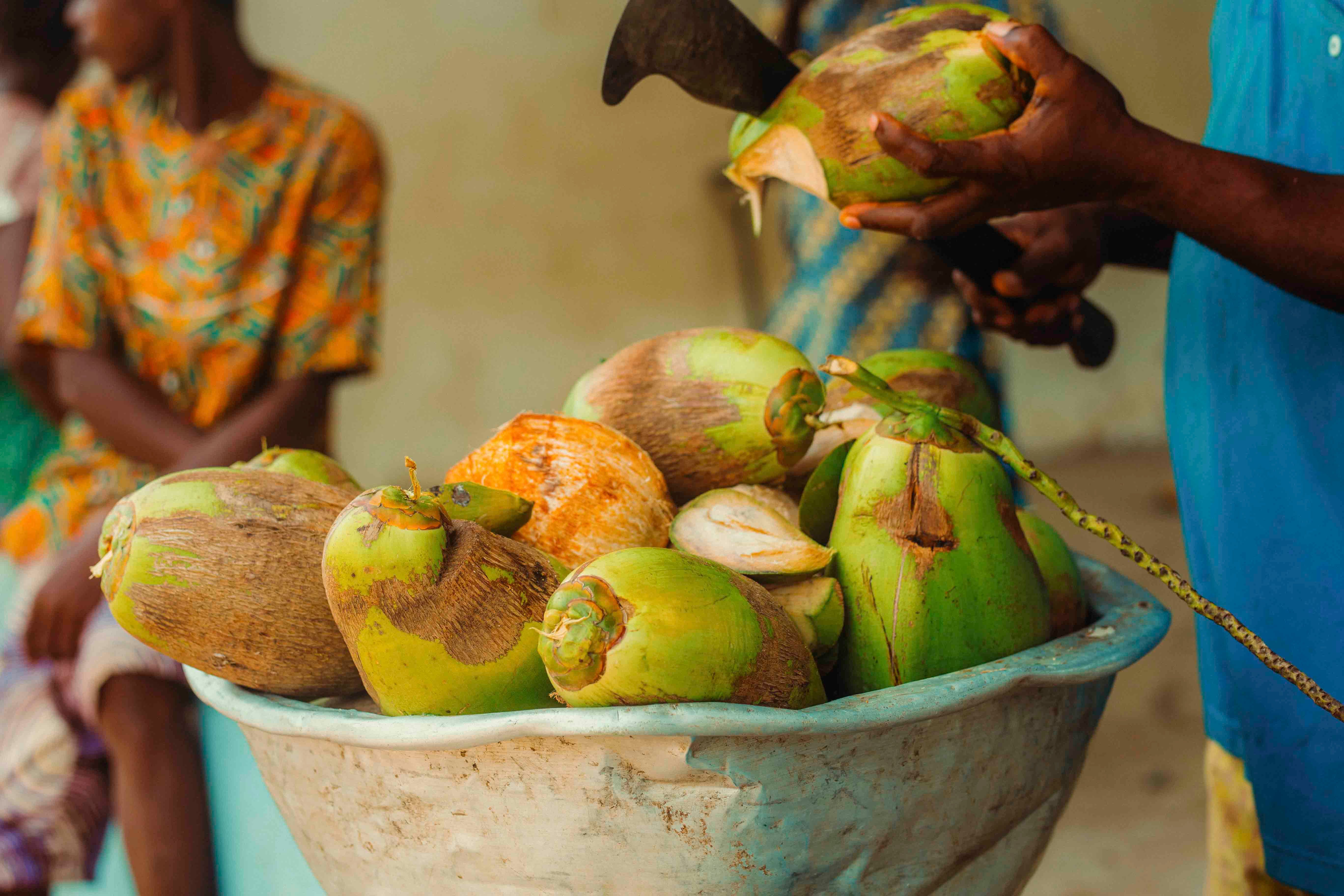 Busy stalls and colourful goods at Kejetia Market in Kumasi