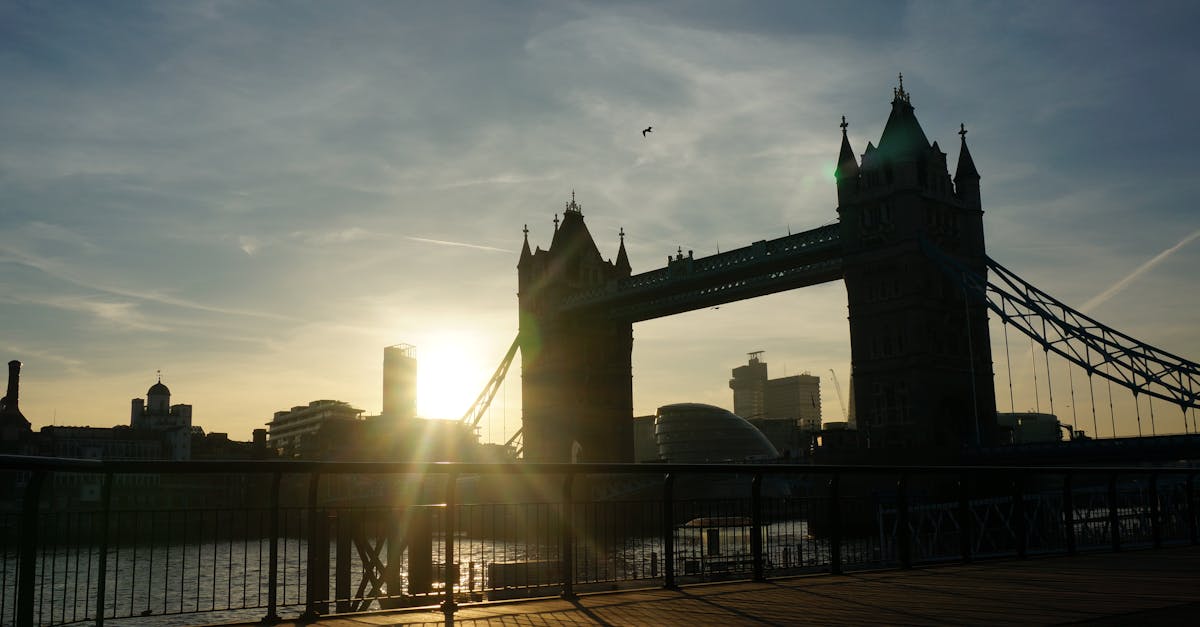 Free stock photo of bridge, london, sunset