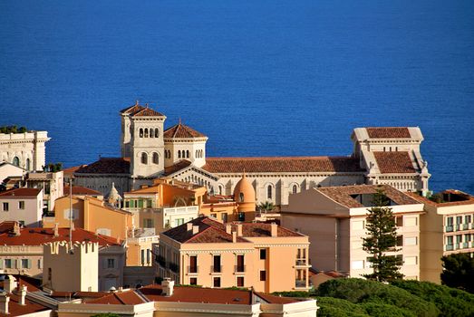 Oceanographic Museum with a curator — Monaco