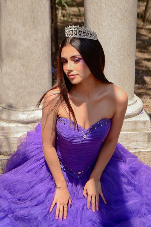 party pink dresses for women Purple PINK Evening Dress
