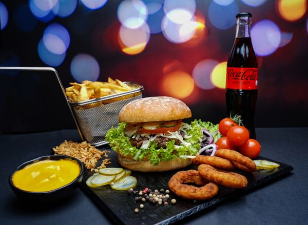 Veg Burger + Fries + Drink
