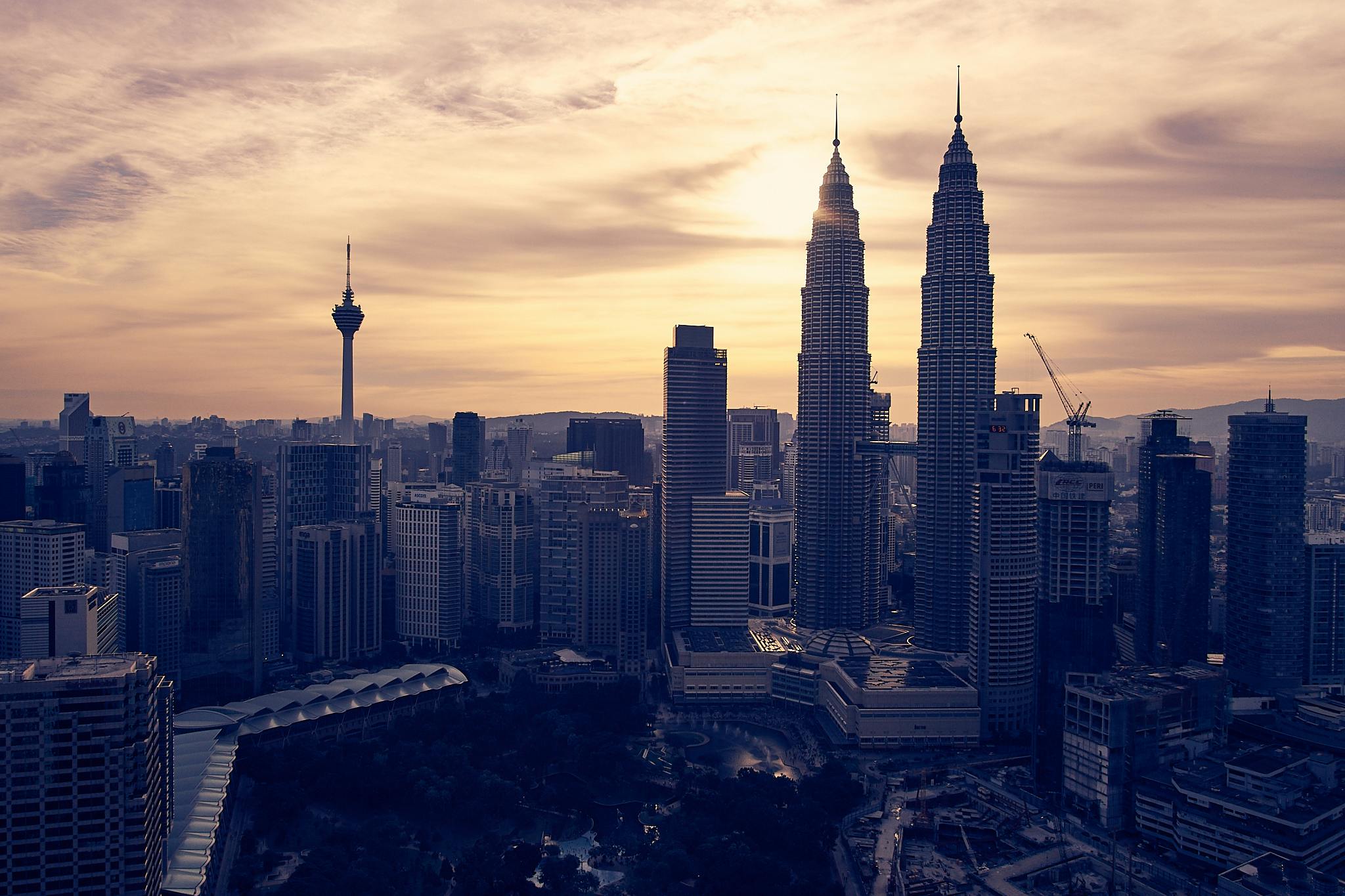 Premium Photo | Stock market graph hologram night panorama city view of kuala  lumpur kl is popular location to gain financial education in malaysia asia  the concept of international research double exposure