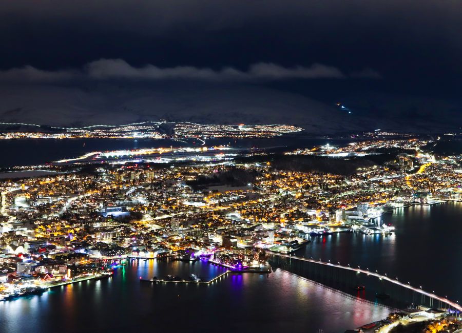 Tromsø, Norway — skyline and landmarks · stay connected with a Tromsø eSIM from My Holiday SIM