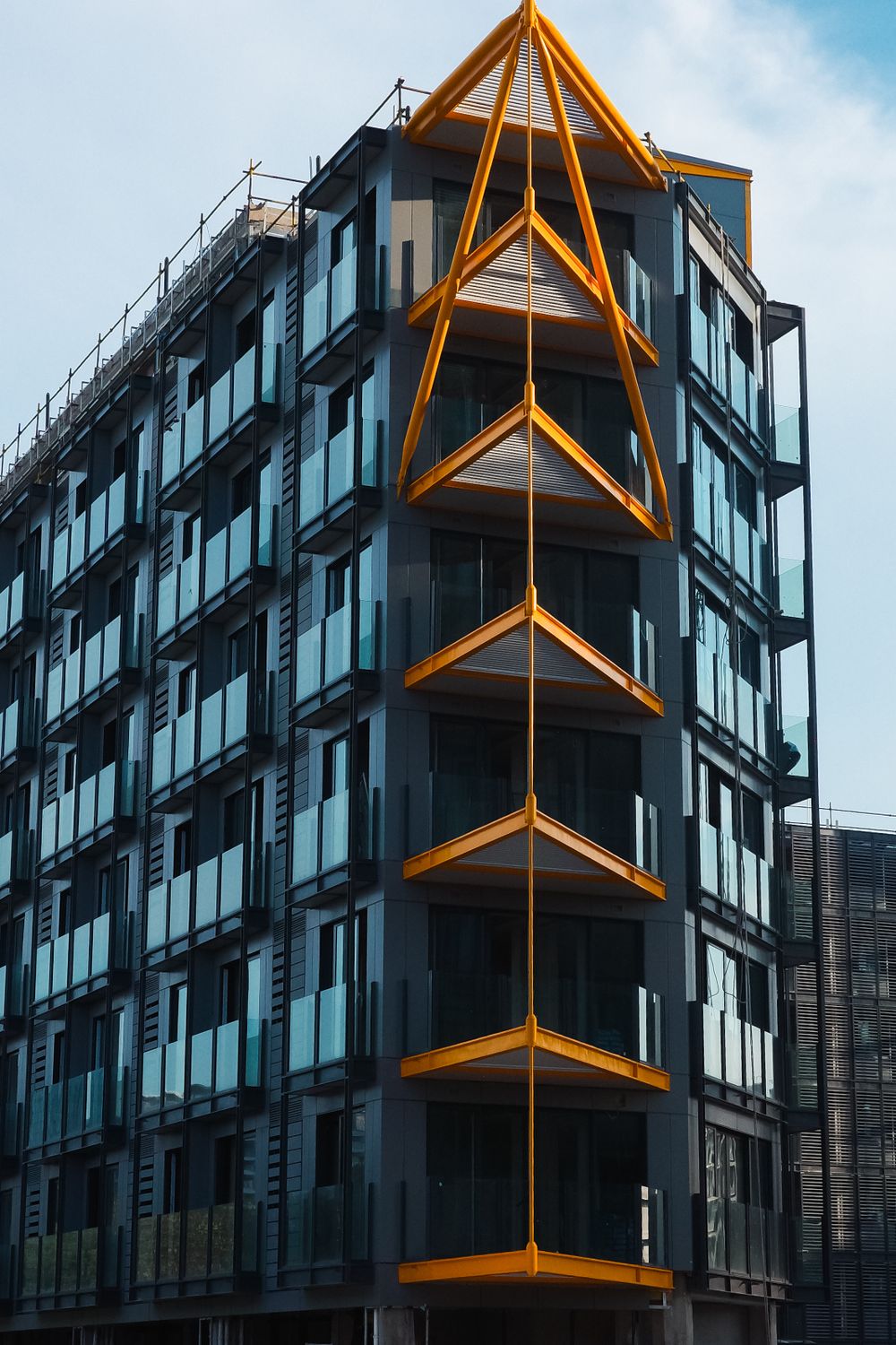 Geometric Style Buildings Modern Building with Geometric Architecture Design · Free Stock Photo