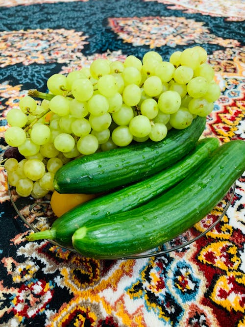 Darmowe zdjęcie z galerii z jedzenie, ogórek, organiczne owoce