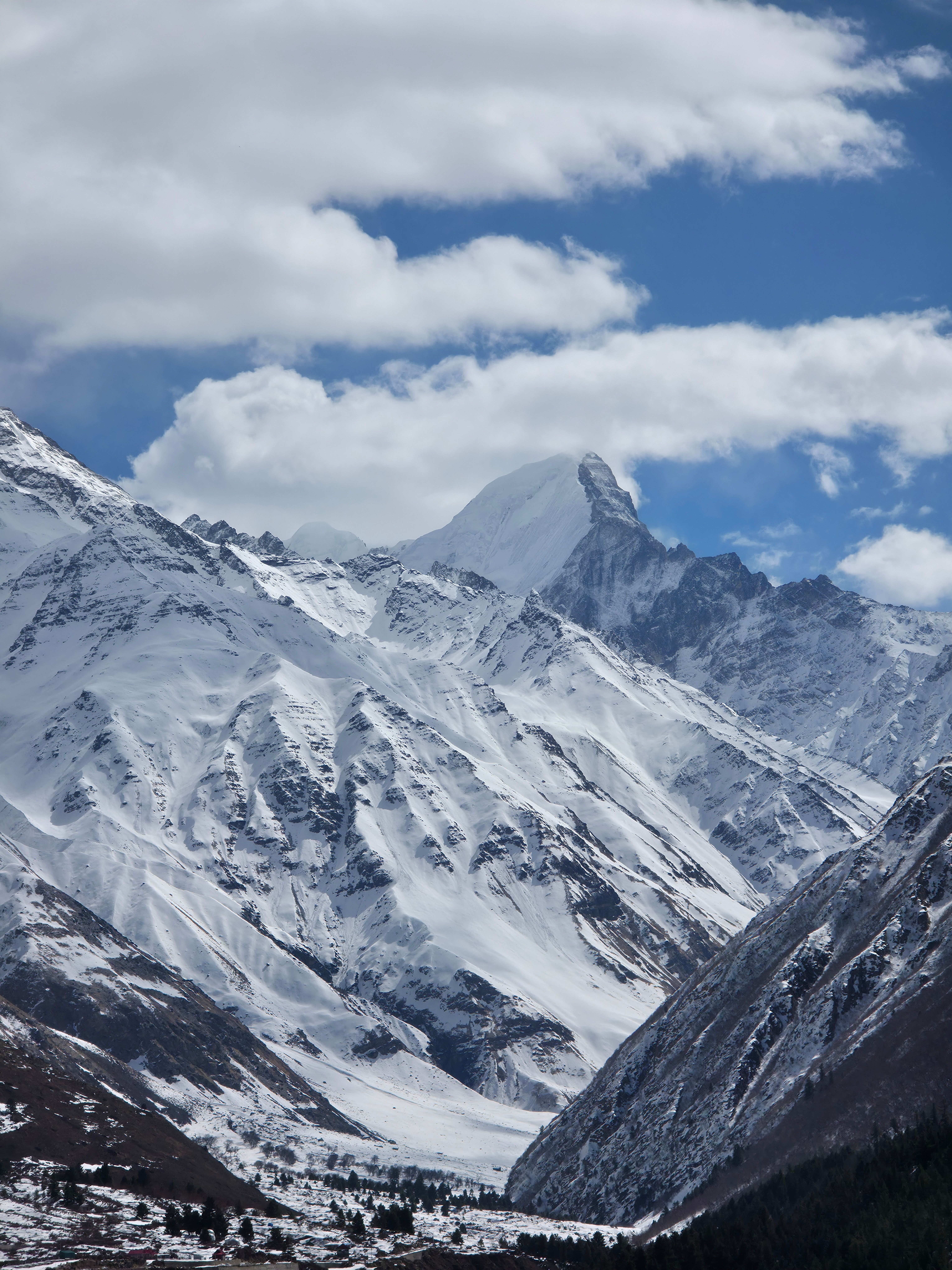 A Mountain in Winter · Free Stock Photo