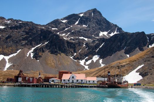 Historic whaling station at Deception — Antarctica