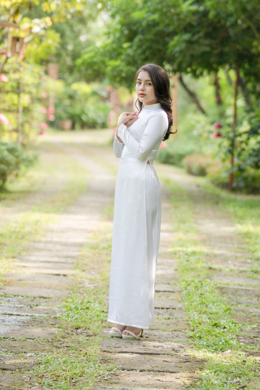 Vestido midi elegante