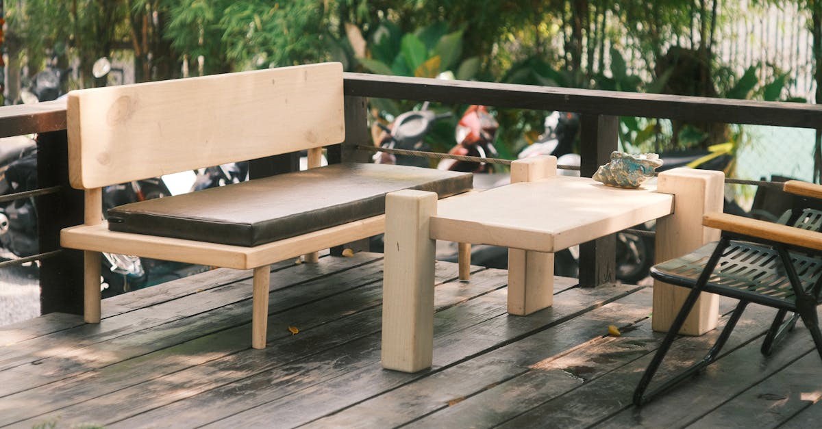 Patio Perfection: Simple DIY Outdoor Furniture