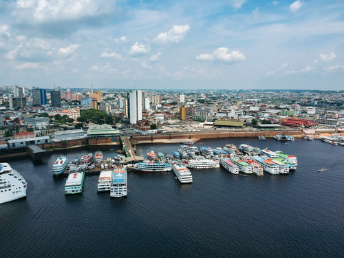 Free Porto Privatizado de Manaus Stock Photo