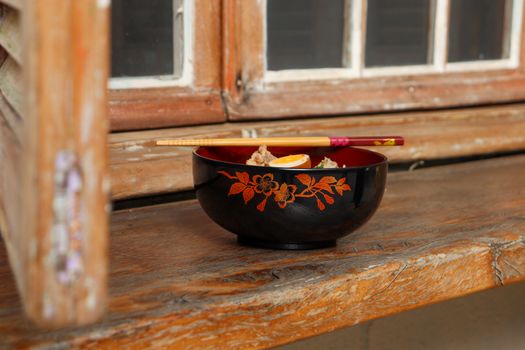 black lacquerware glossy japanese