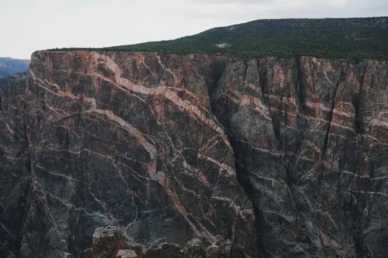 A South Rim overlook above the Black Canyon of the Gunnison