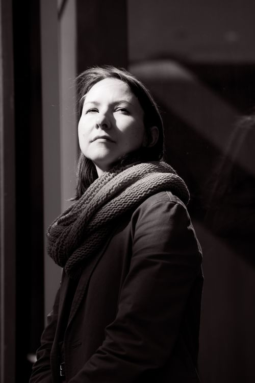 Free Artistic black and white portrait of a woman in Cambridge, Massachusetts. Stock Photo