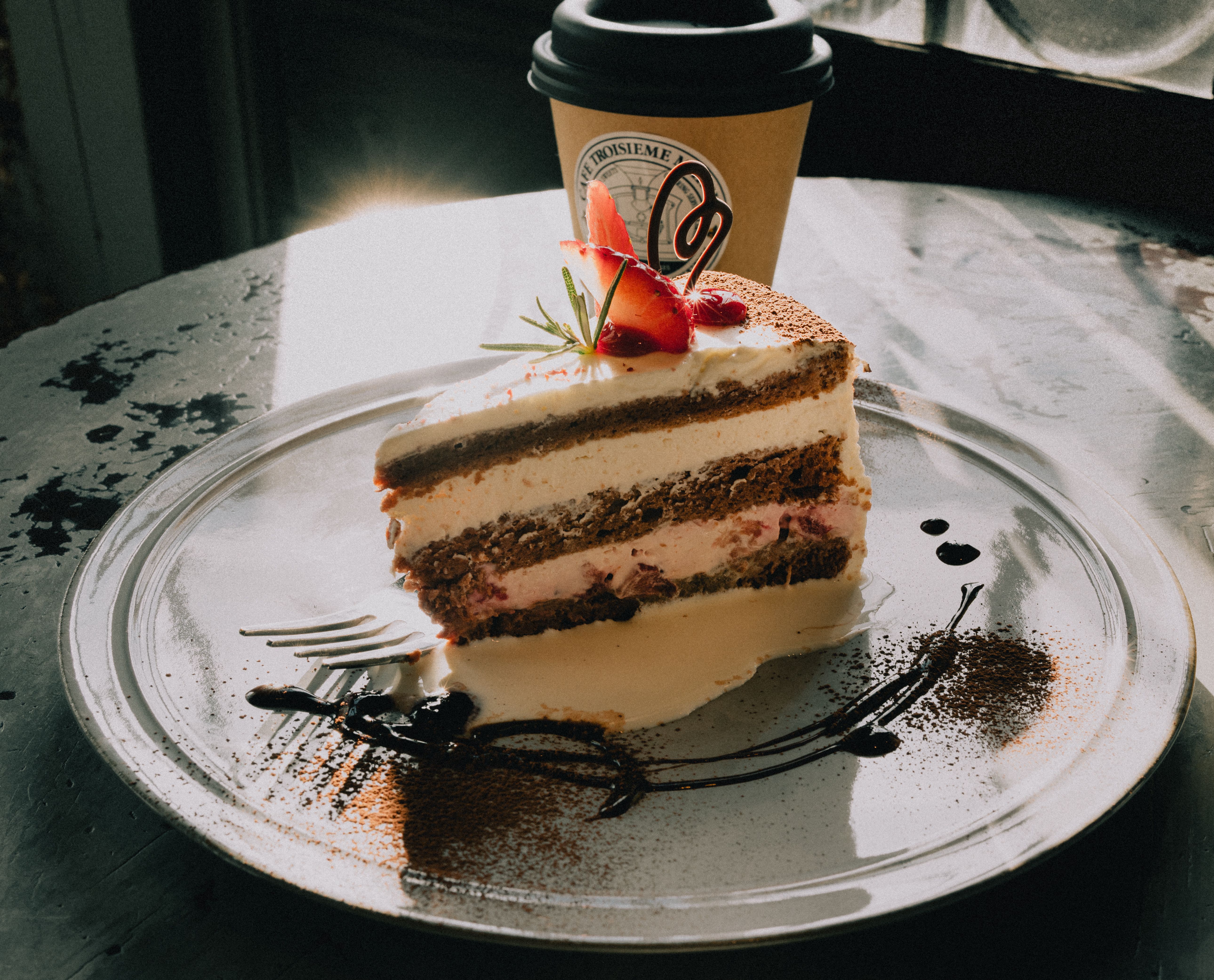 Classic Chocolate Layer Cake with Vanilla Glaze