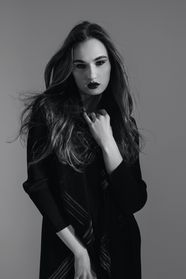 Model Portrait Black And White