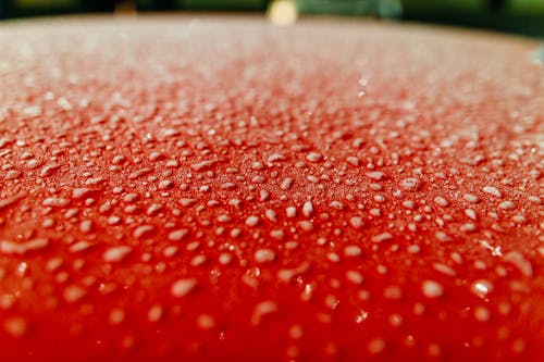 Bubbles on Red Surface