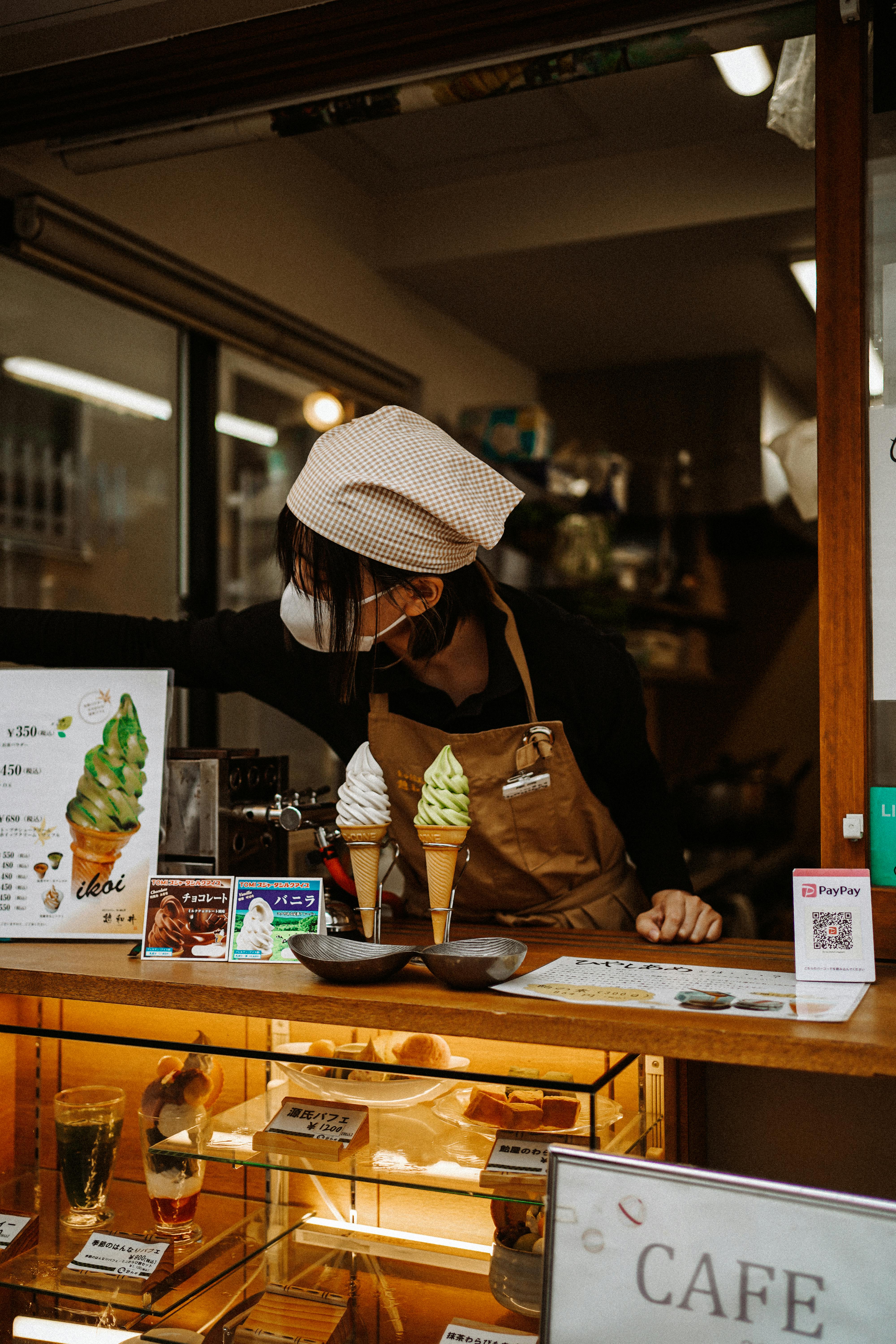 Behind the Counter at a local Japanese Fried Food Sozai Shop