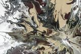 Earth-tone abstract painting, photo by Landiva Weber on Pexels