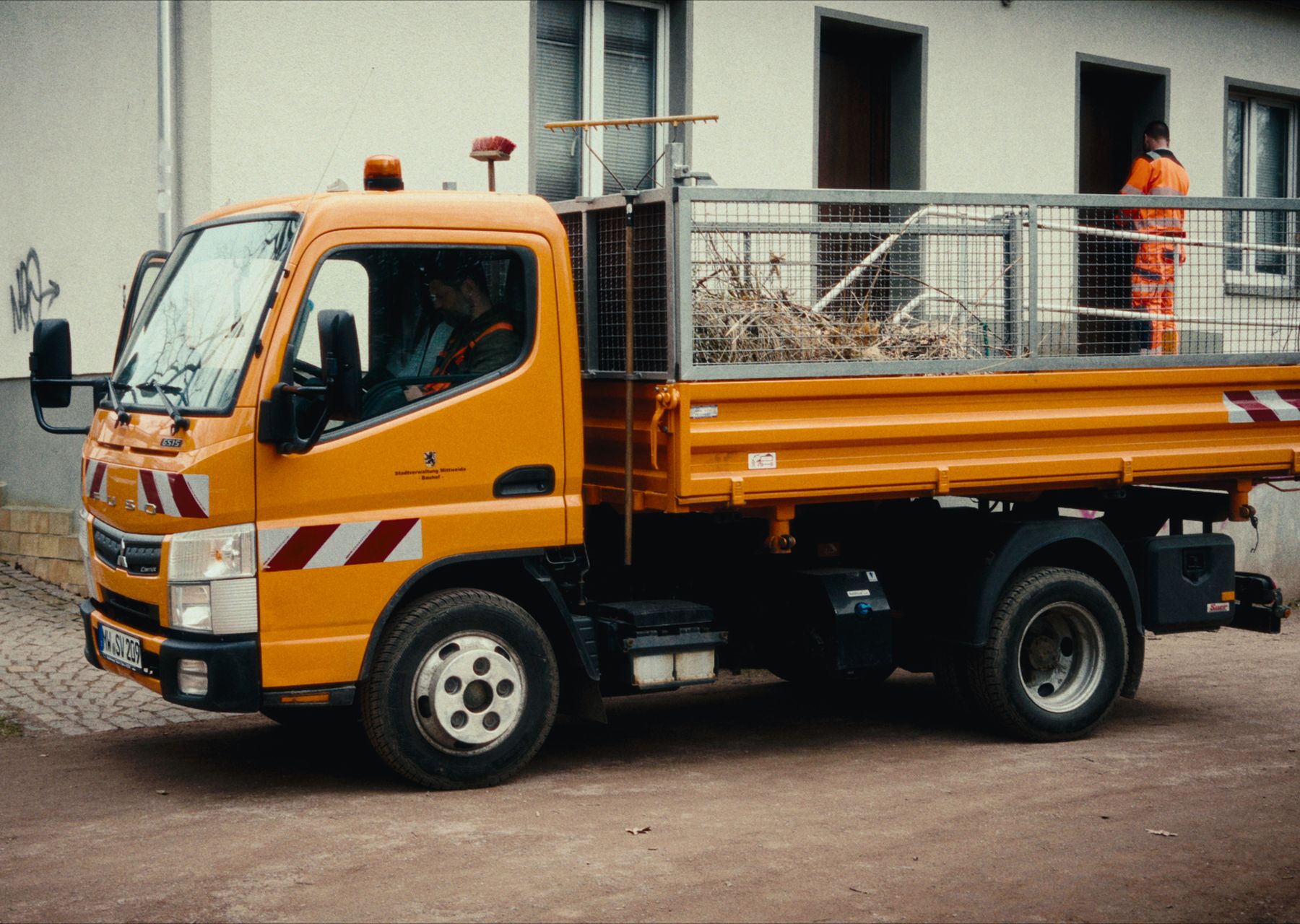 Professional removals crew at work — house clearance Cwmann