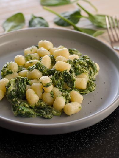 Mushroom & spinach gnocchi
