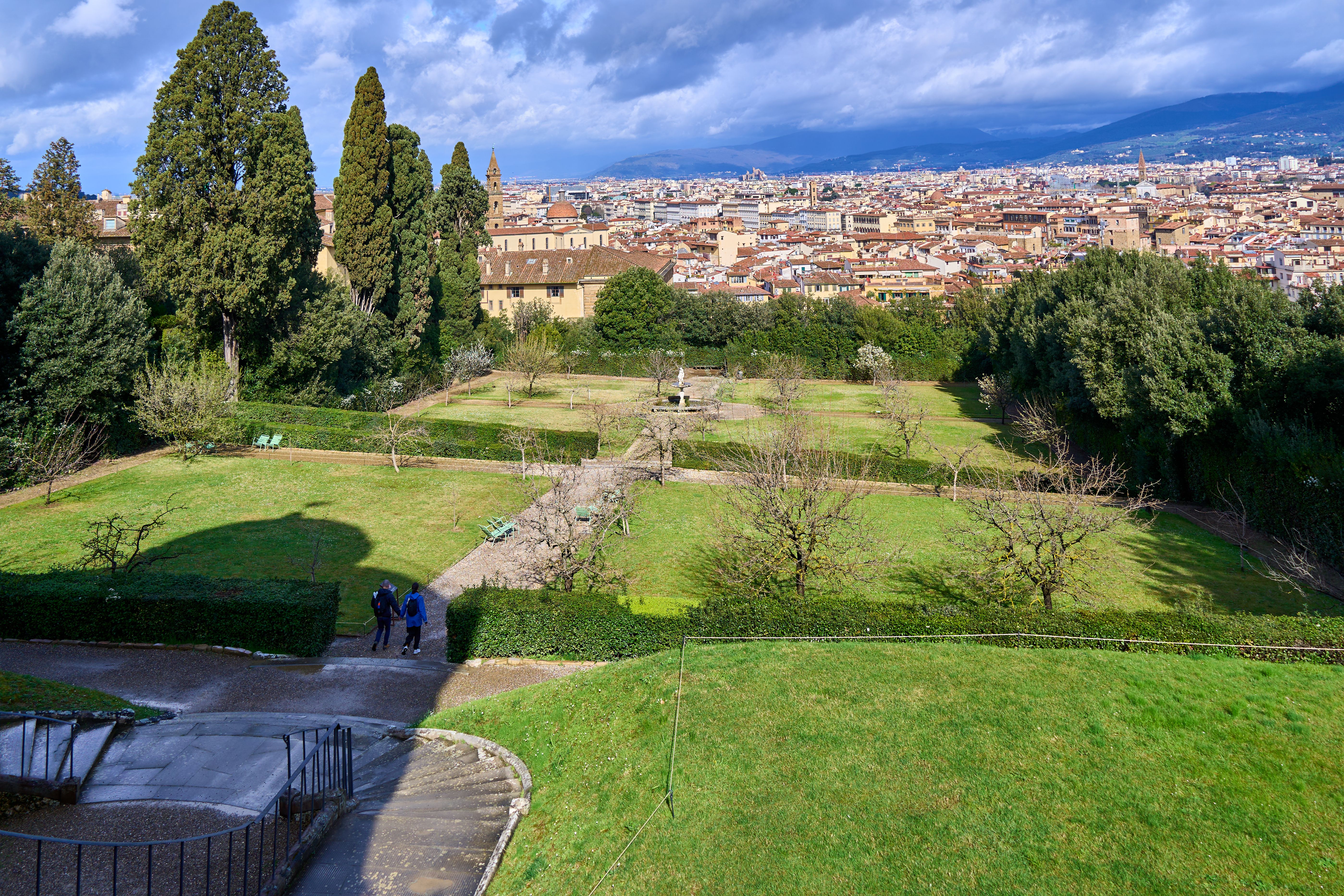Pique-nique aux jardins de Bardini avec vue sur Florence