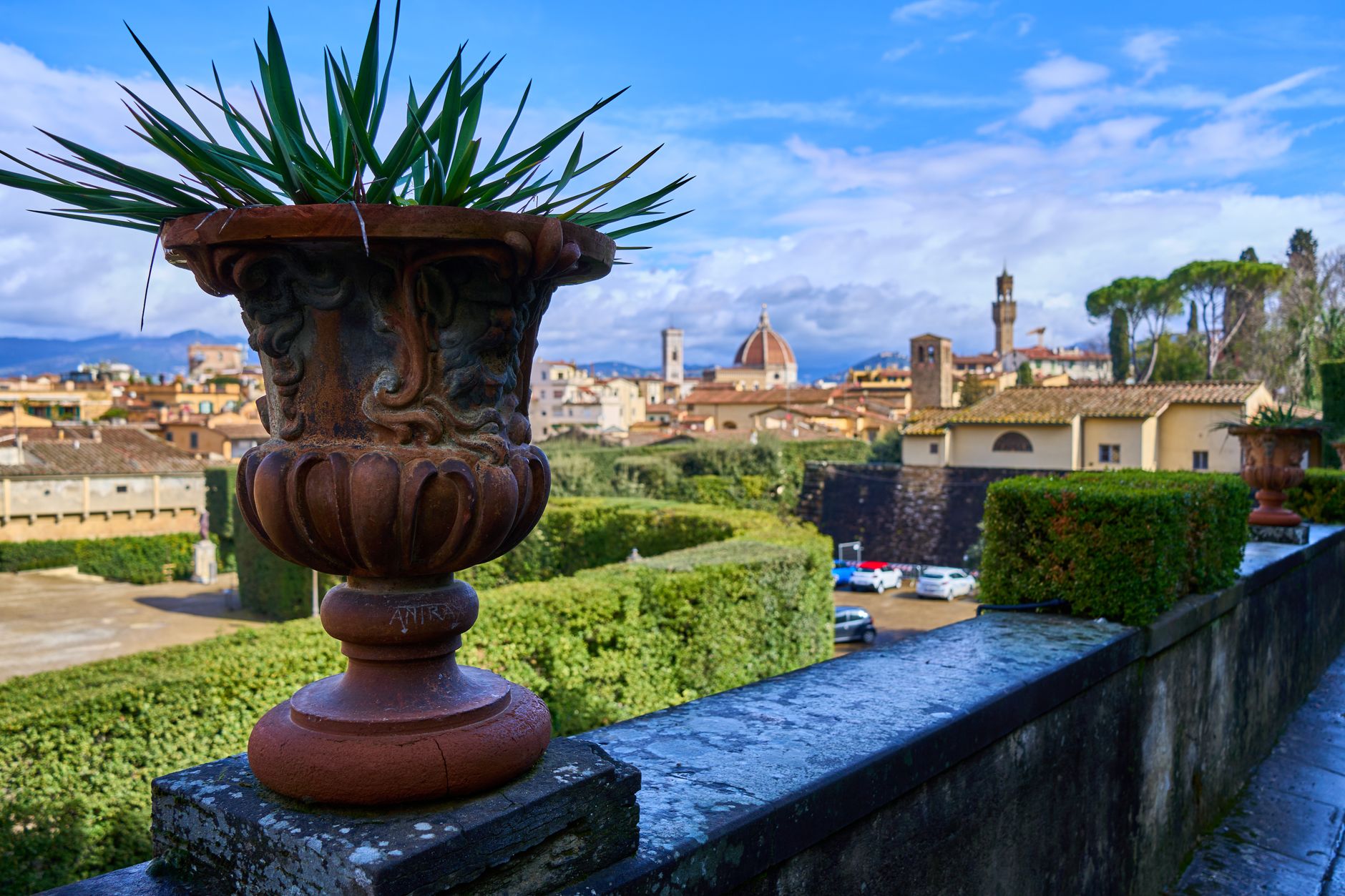 Bardini Garden's terraced lawns — Florence's quietest panorama.