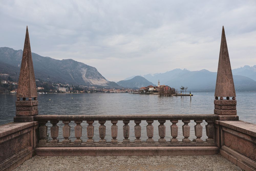 Satul de pescari de pe Isola dei Pescatori, Lacul Maggiore