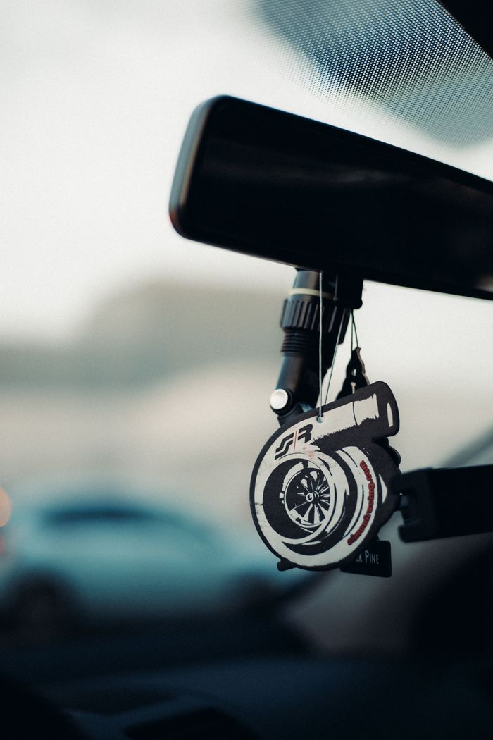 Chrome rearview mirror accents