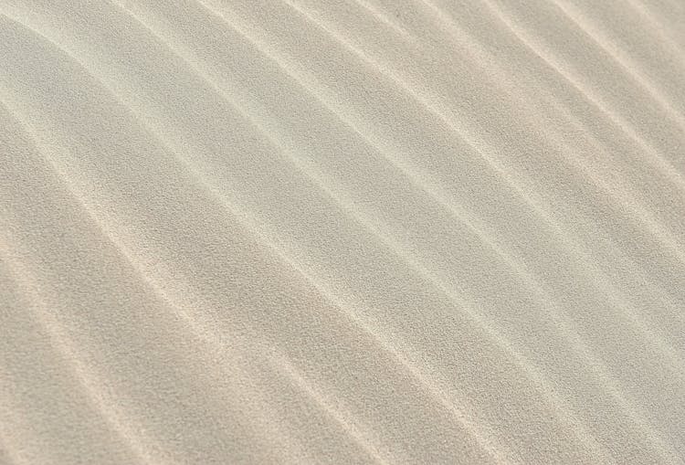 Aerial Shot Of Sand Dunes