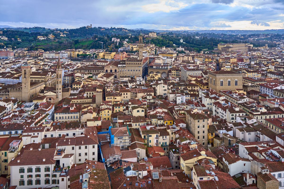 Santa Maria Novella Florența - centrul la răsărit