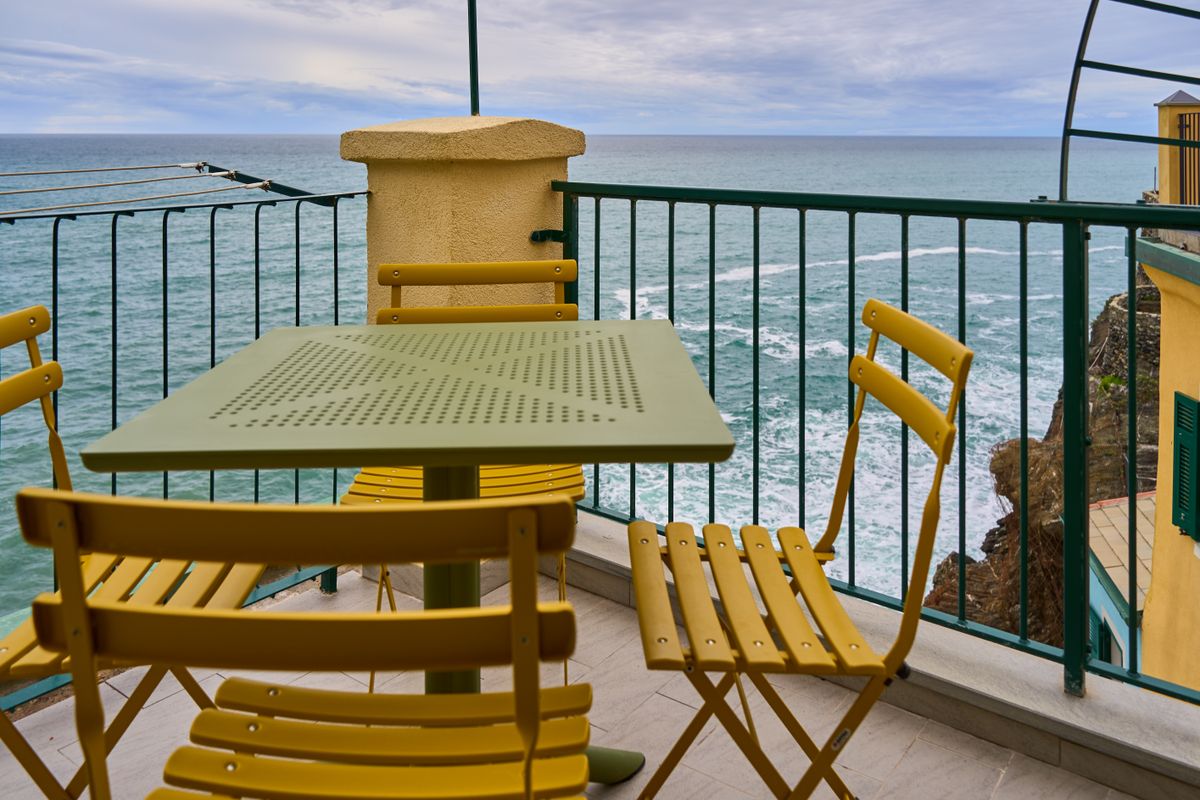 Terrasse en bord de mer, exemple d'ambiance pour un restaurant