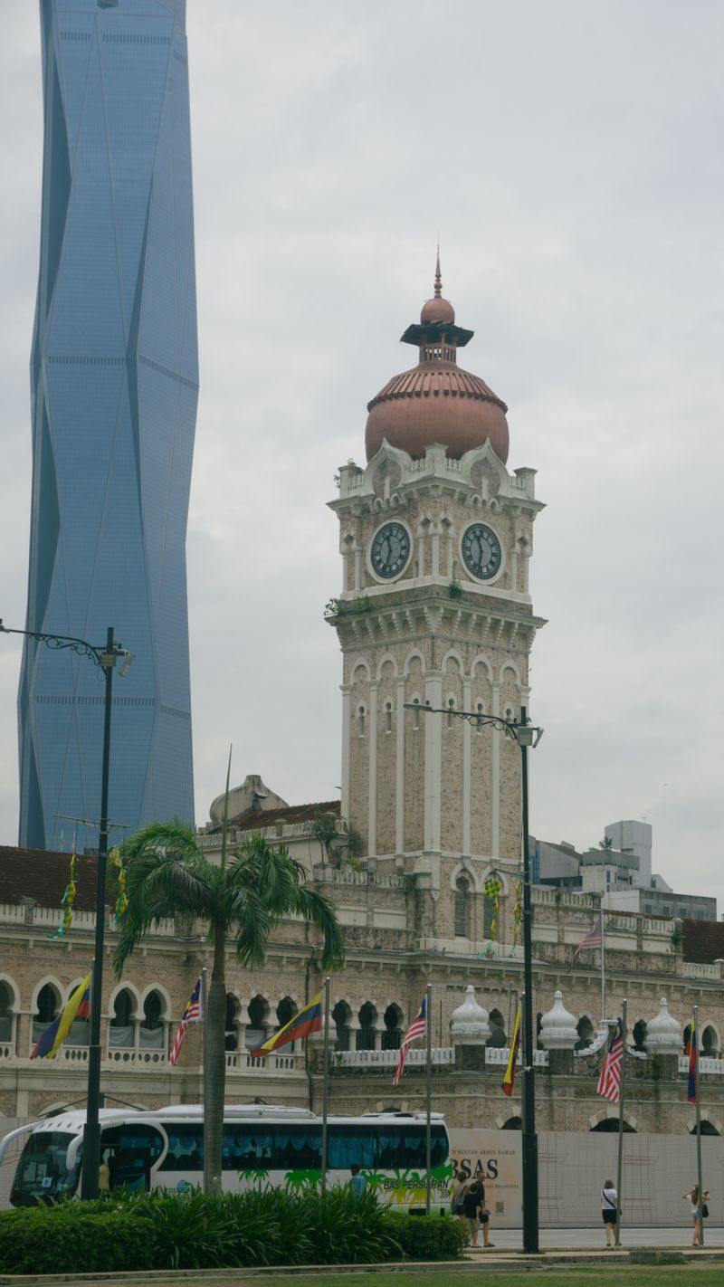 Sultan Abdul Samad Building clock tower in Kuala Lumpur