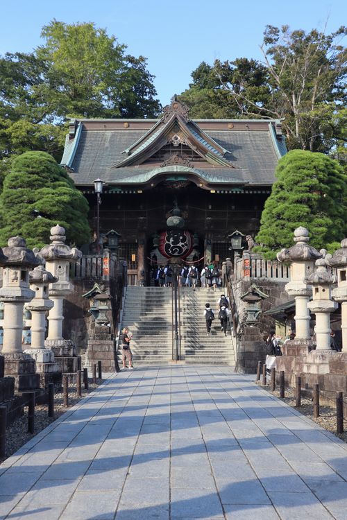 Free Explore Narita's serene temple, a historic marvel with beautiful architecture and tranquil surroundings. Stock Photo