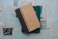 Vintage Book and Pages on Display