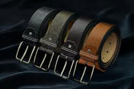 Luxury Leather Belts in Various Shades