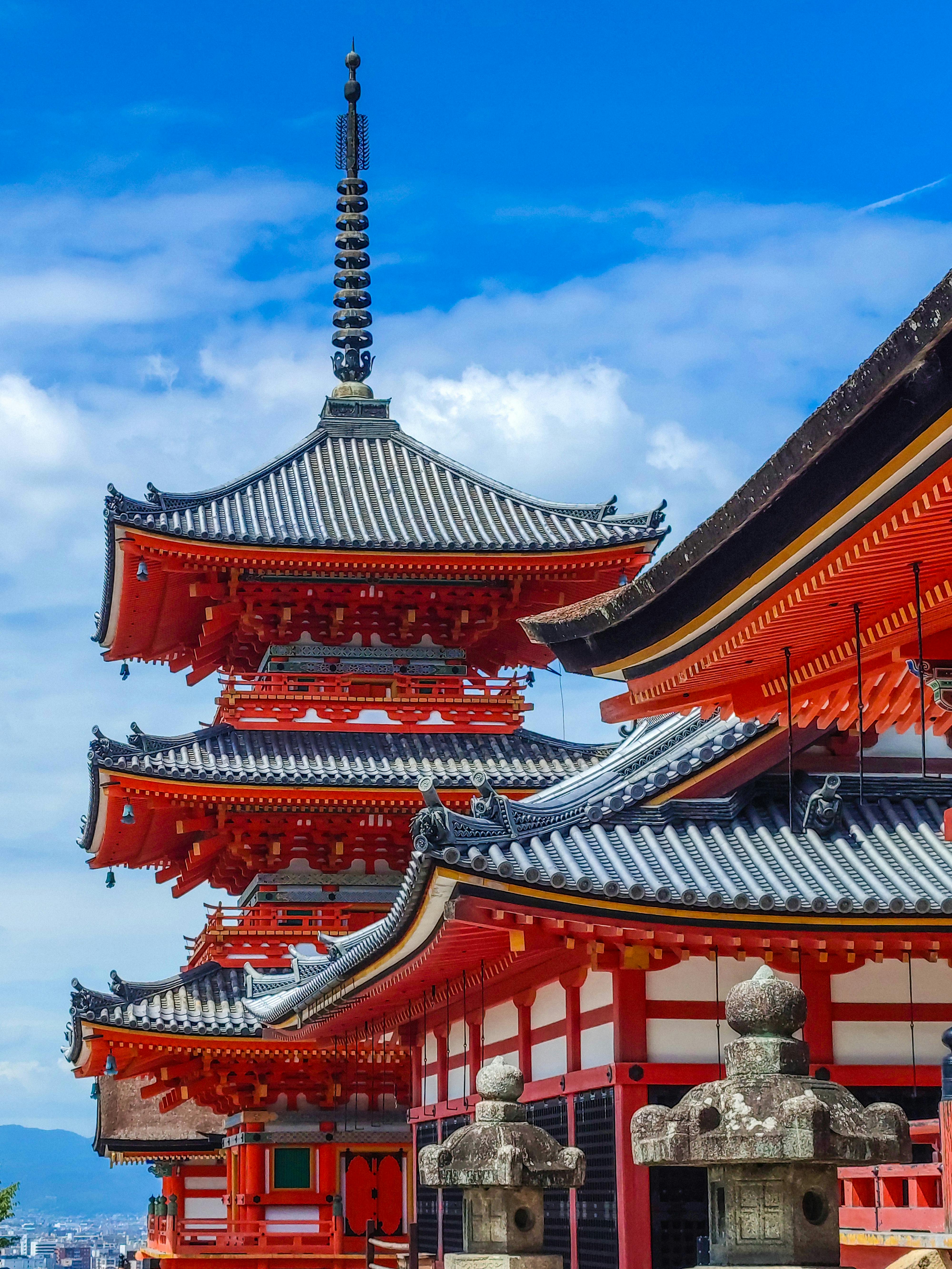 Iconic Pagoda in Tokyo Japan with Clear Sky · Free Stock Photo