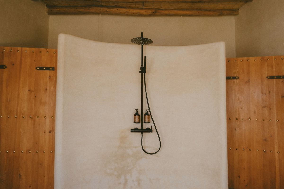 A Marrakesh shower, photographed by casa lalla takerkoust