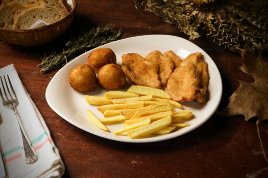 Patty Or Croquette Chicken Or Turkey Cake