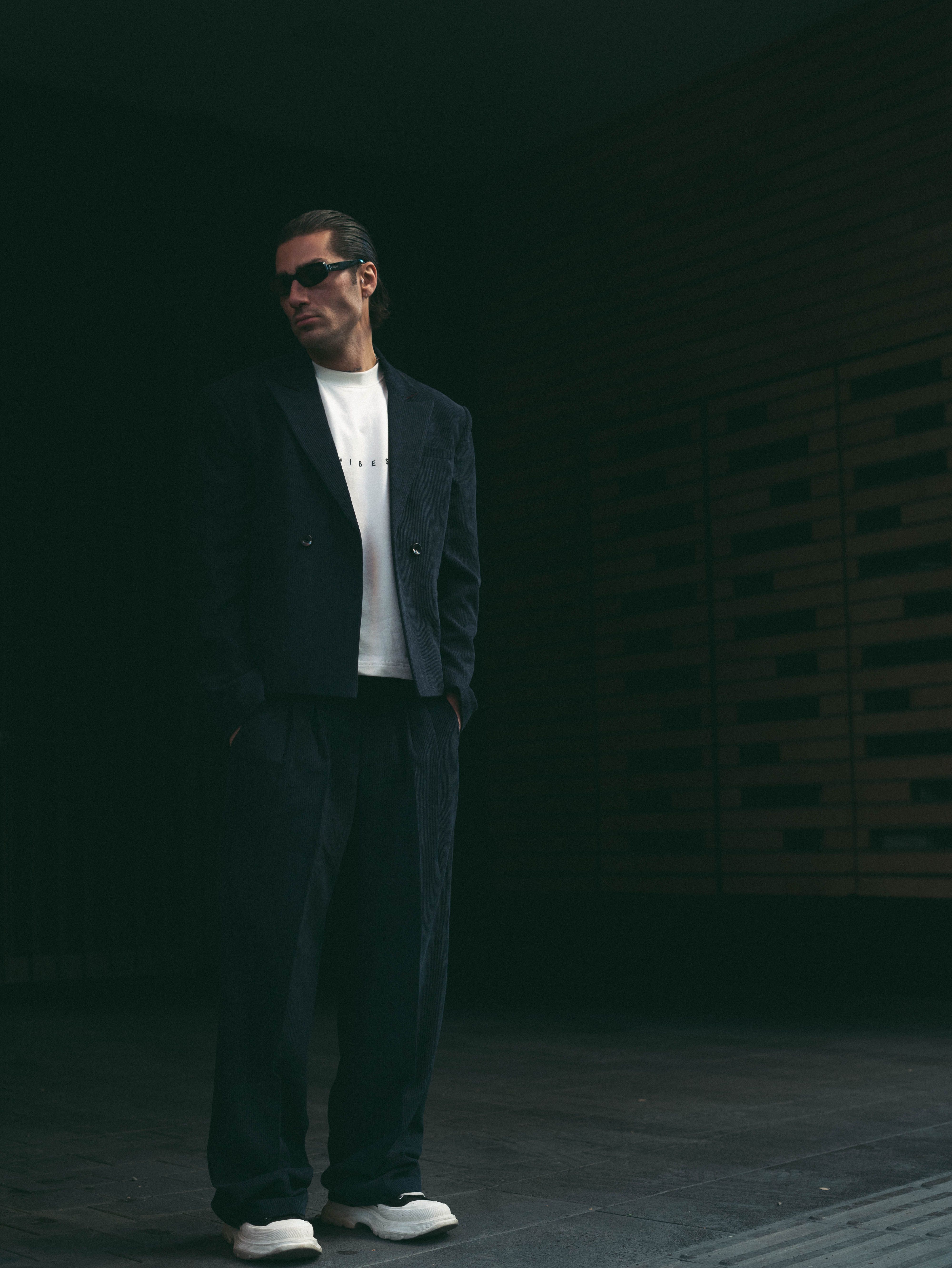 Stylish Man in Dark Suit with Sunglasses · Free Stock Photo