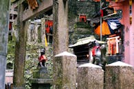 Traditional Japanese Temple Architecture in Kyoto