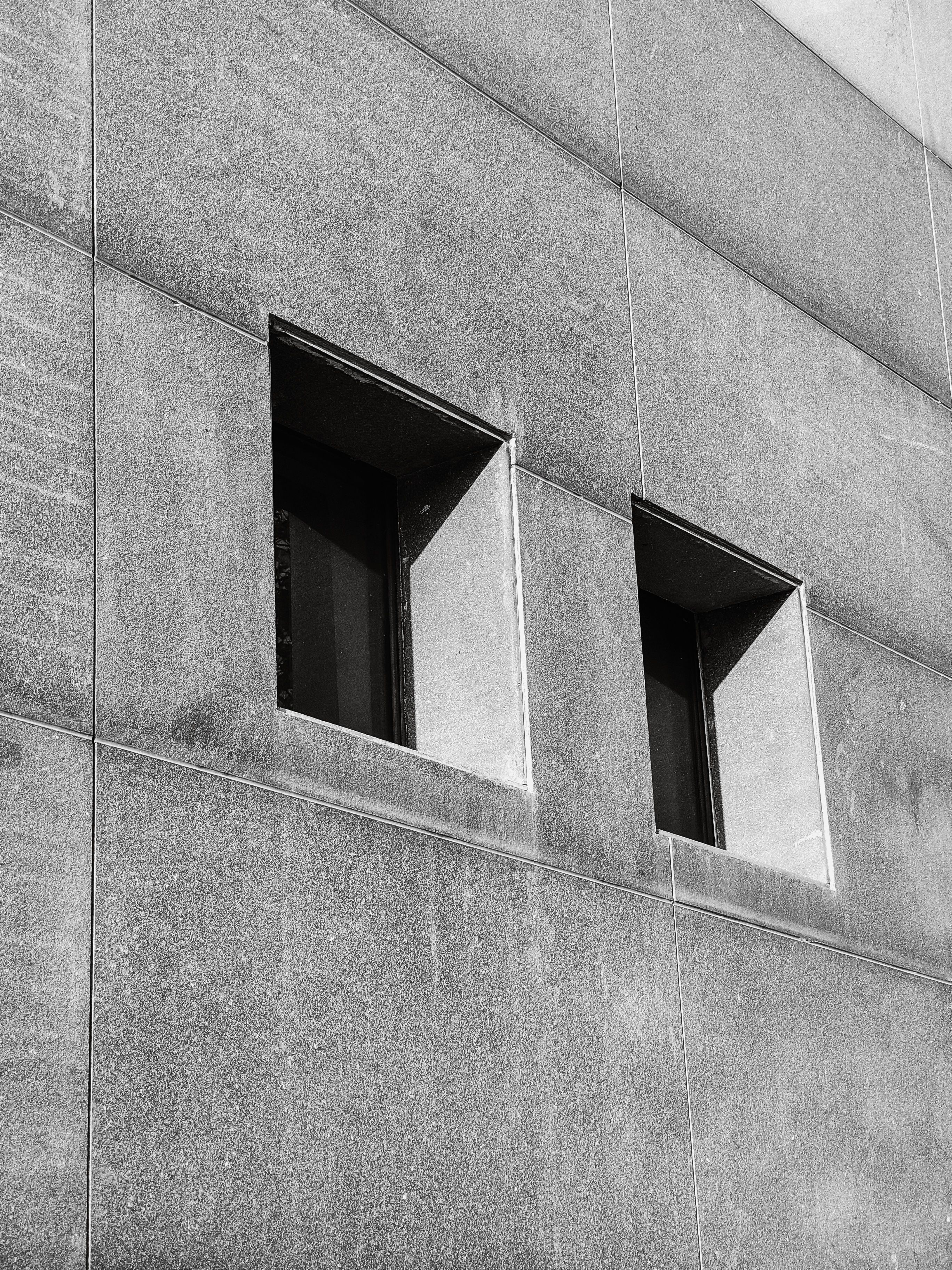Picture of Minimalist Window Design on Modern Building · Free Stock Photo