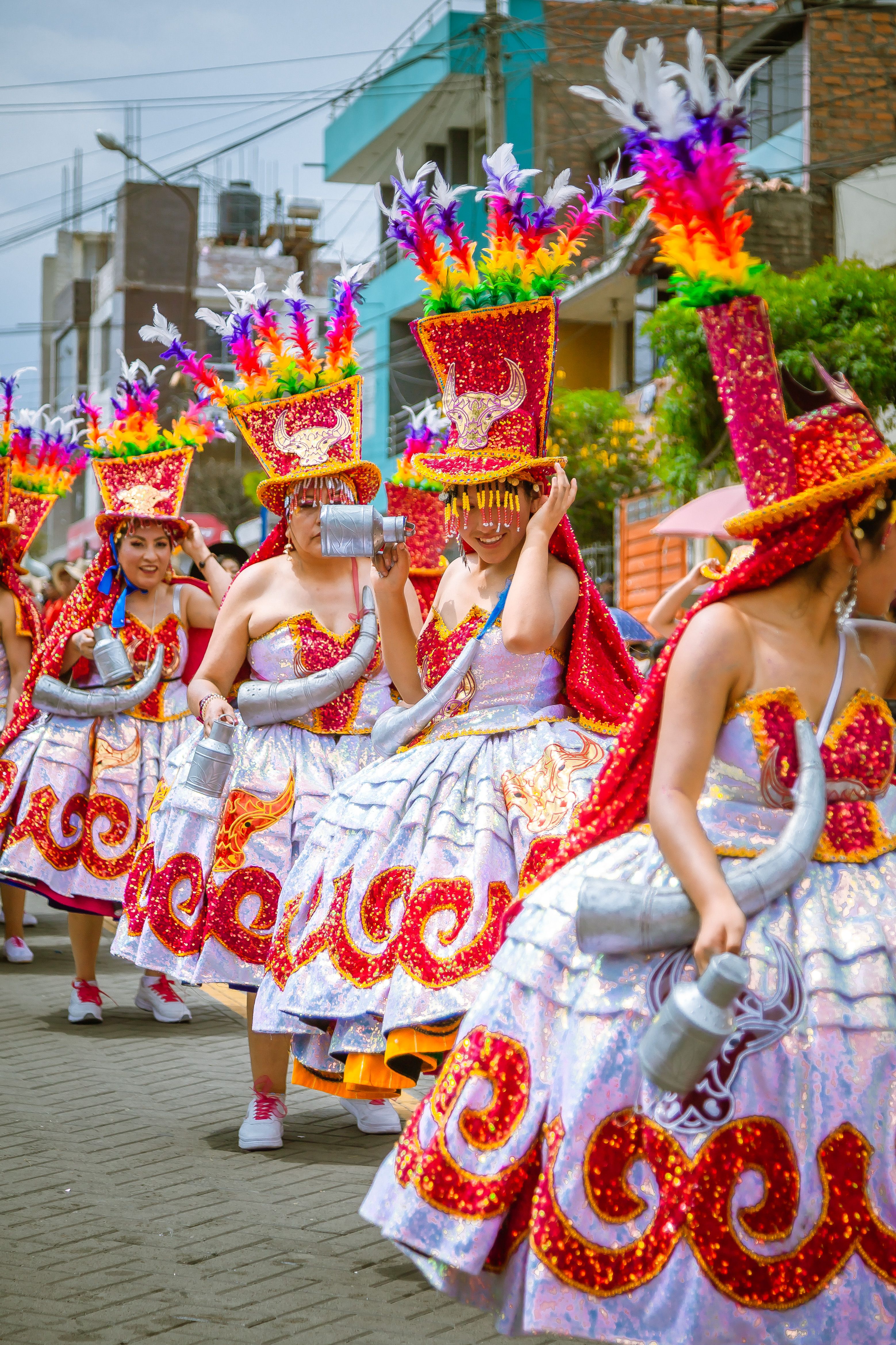 Colorful Peruvian Festival Parade Dance · Free Stock Photo